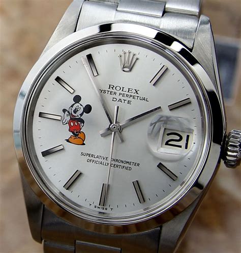 mickey mouse rolex catawiki|1940s Mickey Mouse watch value.